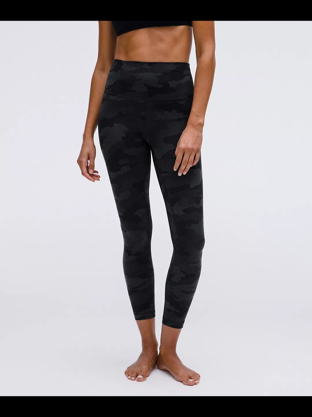 Lululemon Align High-Rise Crop pants in Incognito Camo Multi Grey Size 6